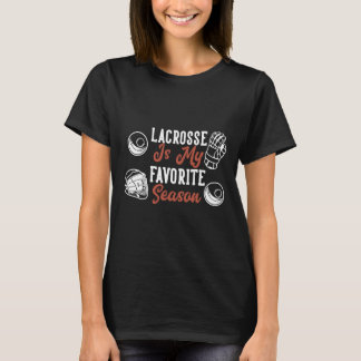 Camiseta Lacrosse É Minha Estação Favorita