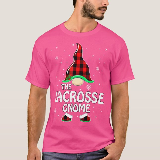 Camiseta Lacrosse Gnomo Xadrez Buffalo Matando Família Chri (Frente)