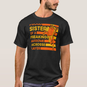 Camiseta Lacrosse Lax Lacrosse Player Funny Cotação Premium