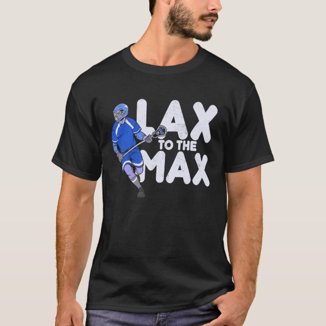 Camiseta Lacrosse Lax Para Max Lacrosse Vintage Lacrosse (Frente)
