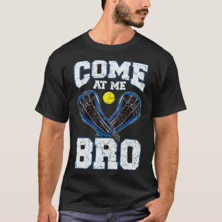 Camiseta Lacrosse Me Encontra, Bro, Jogador Da Equipe Do LA