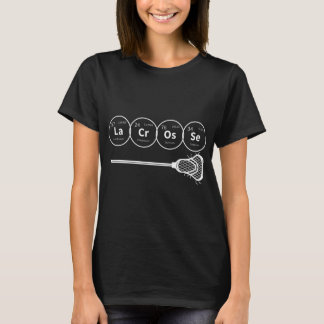 Camiseta Lacrosse Periodic Table of Elements Chemistry Gift