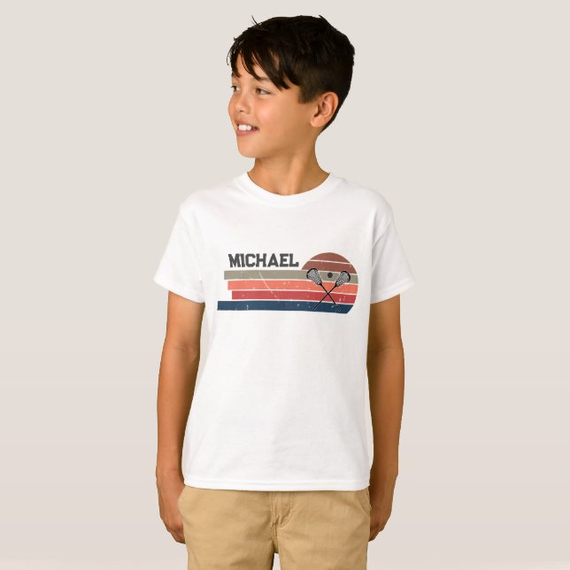 Camiseta Lacrosse Personalizada Seu Nome (Frente Completa)