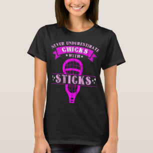 Camiseta Lacrosse Player Lax Stick Women Lacrosse Team