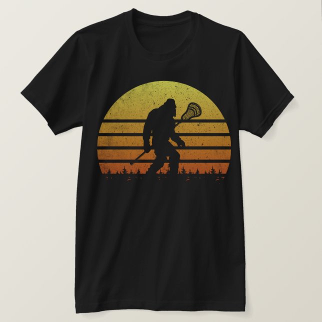 Camiseta Lacrosse Retro Unisex Tee (Frente do Design)
