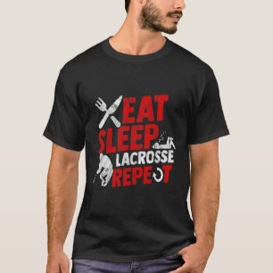 Camiseta Lacrosse Shirts Mens Lacrosse Player Lax Stick 2