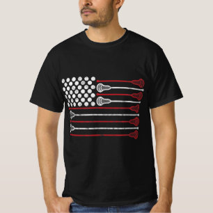 Camiseta Lacrosse USA Flag Lax
