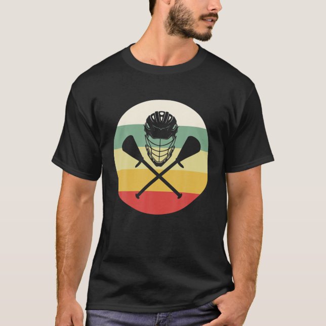 Camiseta Lacrosse Vintage Lacrosse Stick Lax Lacrosse Lifes (Frente)