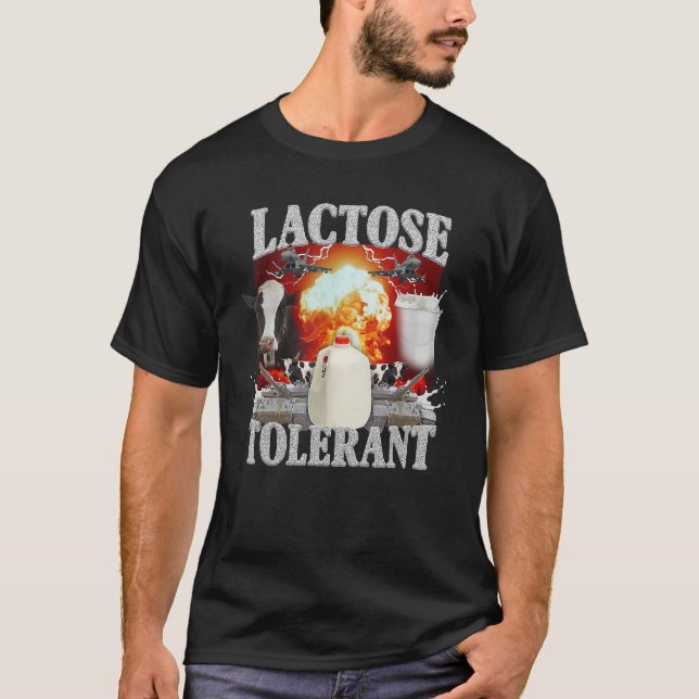 Camiseta Lactose Toleran Meme (Frente)