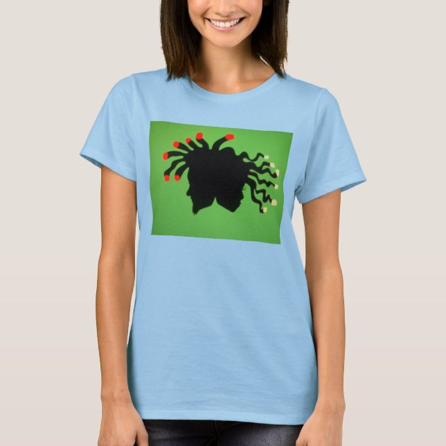 CAMISETA LAD GREEN RASTA (Frente)