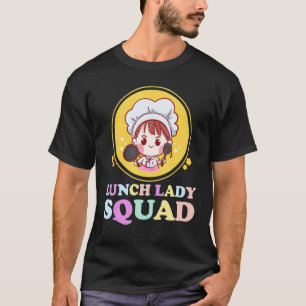 Camiseta Ladie de Almoço da Senhora da Cafeteria da Tripula