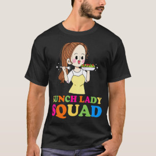 Camiseta Ladie de Almoço da Senhora da Cafeteria da Tripula