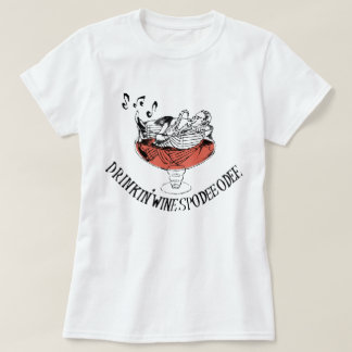 Camiseta Ladies - Drinkin' Wine Spodie Odie