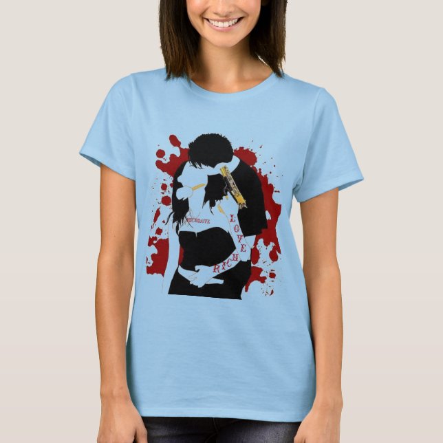 CAMISETA LADIES RICH LOVE BONNIE N CLYDE (Frente)