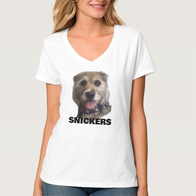 CAMISETA LADIES V NECK T SHIRT (Frente)