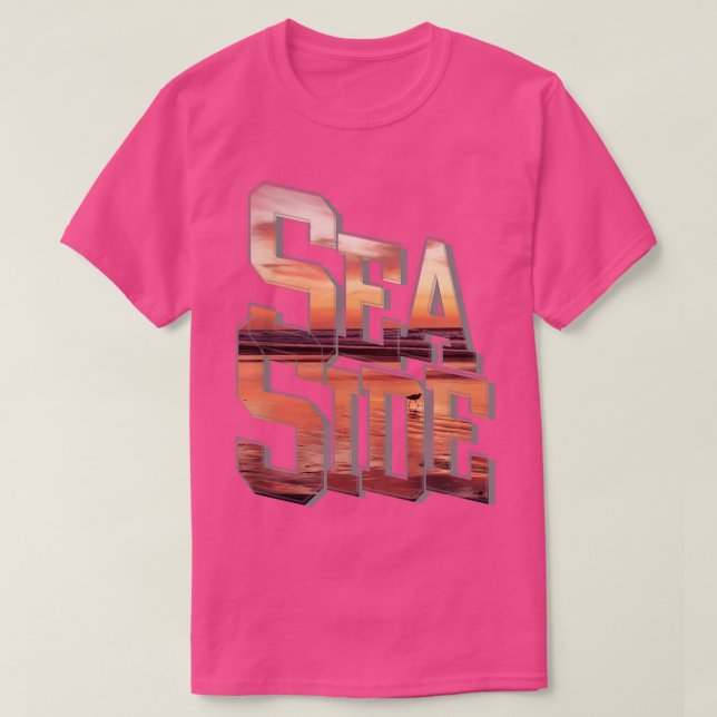 Camiseta Lado do Mar (Frente do Design)