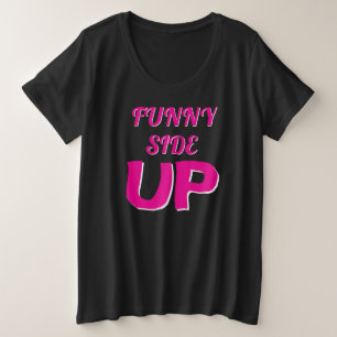 Camiseta Lado engraçado para cima