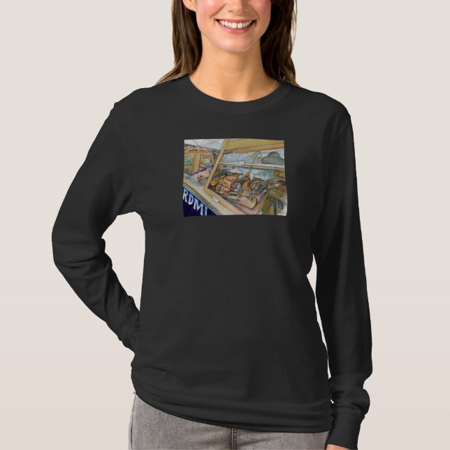 Camiseta Lado ensolarado da insanidade (Frente)