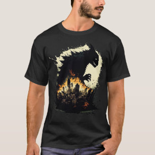 Camiseta Lado escuro de Catzilla III