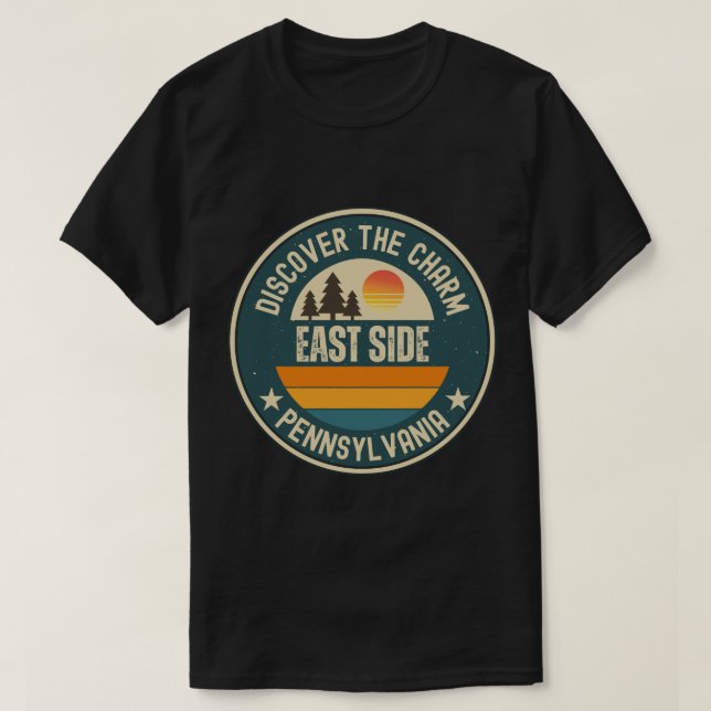 Camiseta Lado Leste, Pensilvânia (Frente do Design)
