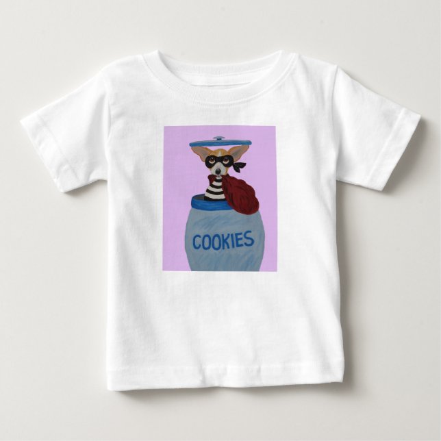 Camiseta Ladra de Biscoitos Chihuahua (Frente)
