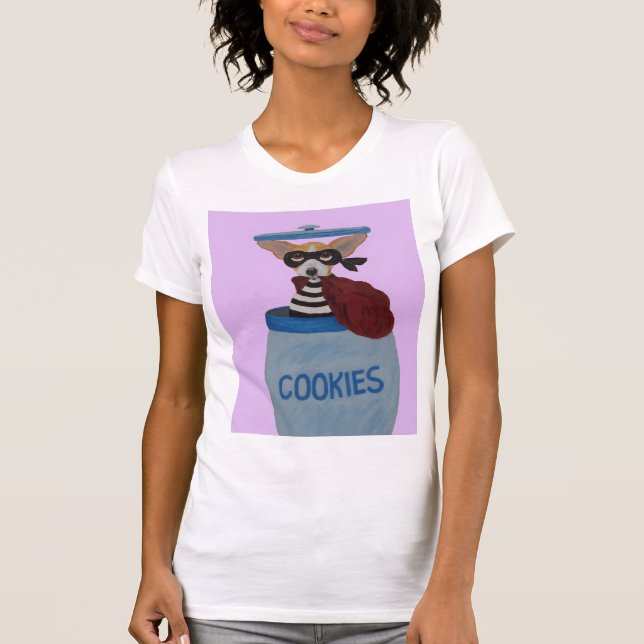 Camiseta Ladra de Biscoitos Chihuahua (Frente)