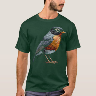 Camiseta Ladrão americano de laranja de quintal bonito