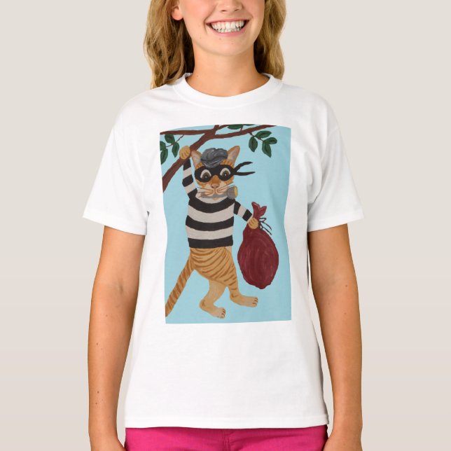 Camiseta Ladrão de Gatos (Frente)