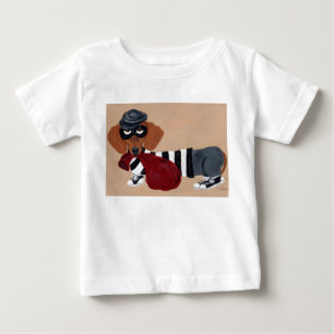 Camiseta Ladrão de petiscos Dachshund assaltante