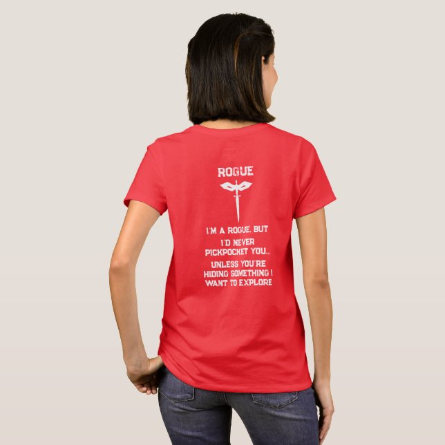 Camiseta Ladrão Desonesto Você (Parte Traseira Completa)