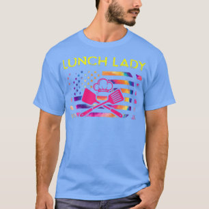 Camiseta Lady Cook Comida Americana Bandeira Rolando Pin Ba