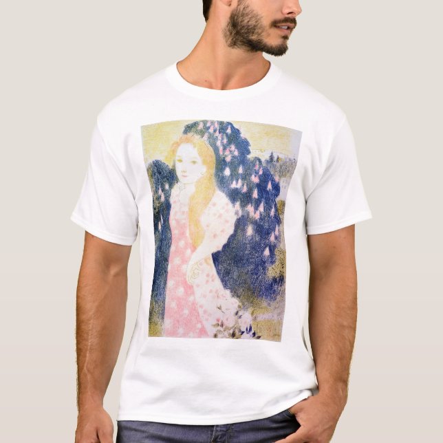 Camiseta Lady em vestido rosa, Maurice Denis (Frente)