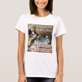 Camiseta Lady Gato Sem Fios - George Washington - Kamala