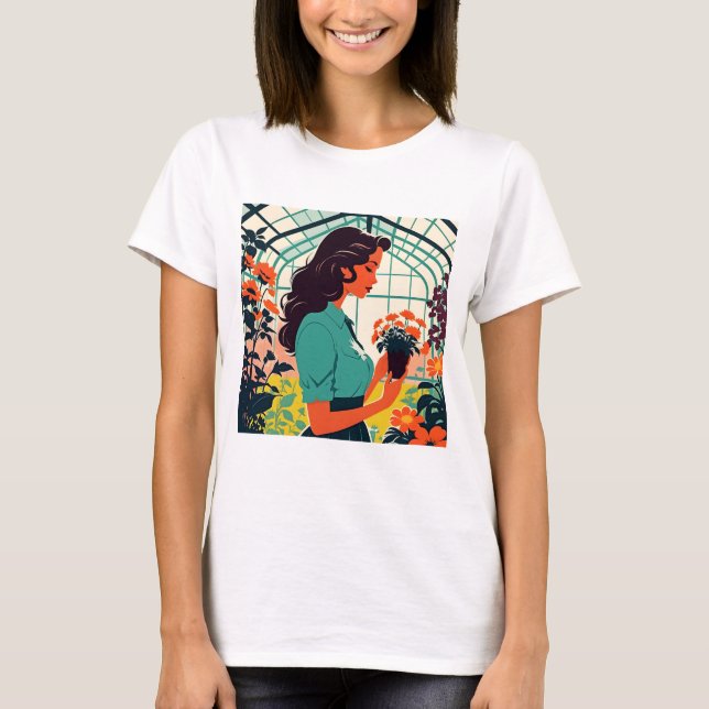 Camiseta Lady in the Greenhouse (Frente)