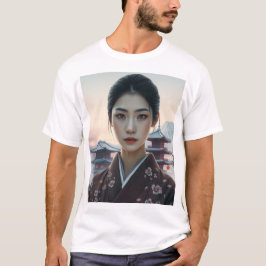 Camiseta Lady Japonesa em Kimono