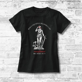 Camiseta Lady Justice Resistance