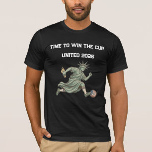 Camiseta Lady Liberty Esquentando: USA Soccer 2026 United