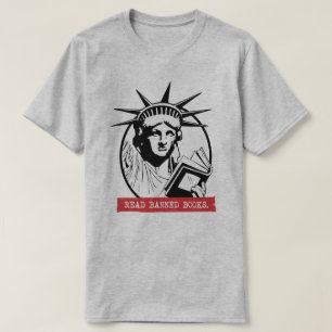 Camiseta Lady Liberty Lê Livros Banidos