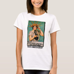 Camiseta Lady Liberty, precisamos de milhões agora