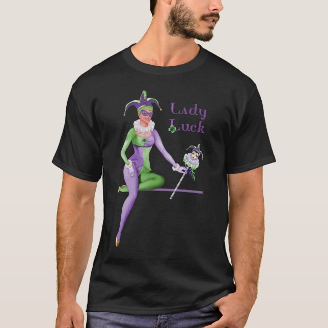Camiseta Lady Luck Harlequin (Frente)