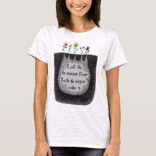 Camiseta Lady Macbeth cita Shakespeare Gráfico Literário