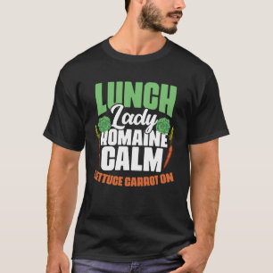 Camiseta Lady Romaine Calm Lettuce Carrot Em Cafeteri