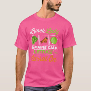 Camiseta Lady Romaine Calm Lettut Carrot Na Escola L