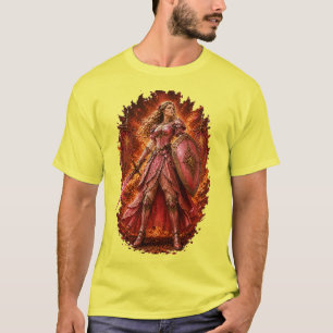 Camiseta Lady Rosaline Radiant Fantasy Warrior