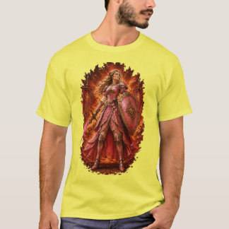 Camiseta Lady Rosaline Radiant Fantasy Warrior