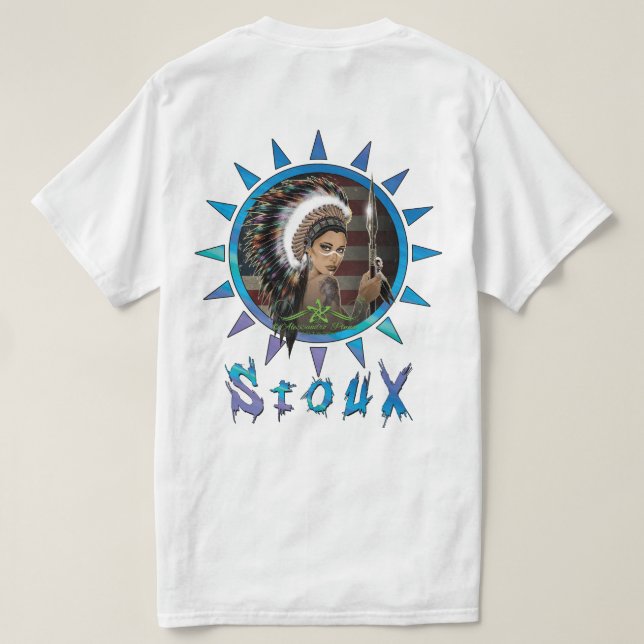 Camiseta Lady Sioux (Verso do Design)