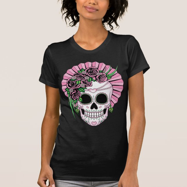 Camiseta Lady Sugar Skull (Frente)