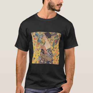 Camiseta Lady With Fan Por Gustav Klimt