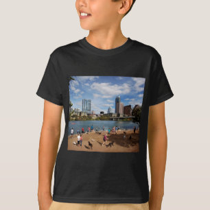 Camiseta Ladybird Lake Dog Park Austin Texas Skyline