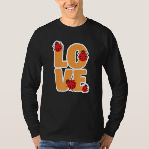 Camiseta Ladybug Amor Besouro Insetos Boa Sorte Entomologia